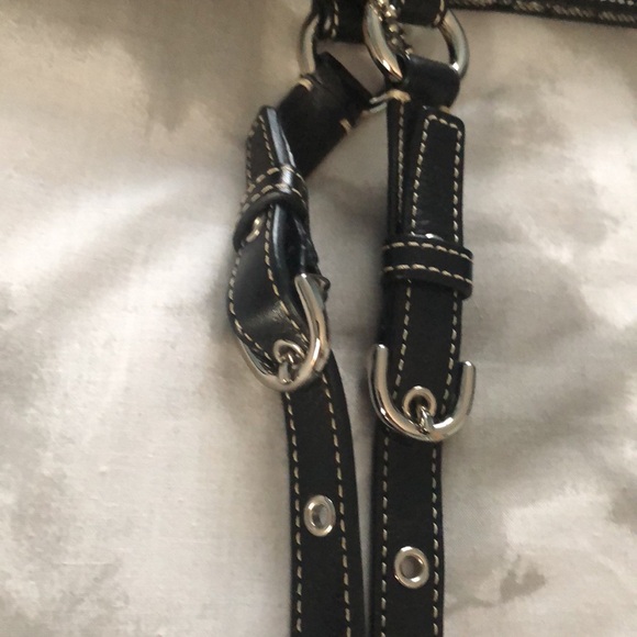 COACH SIGNATURE WOVEN JACQUARD BLACK/GRAY BAG👜 - Picture 6 of 9